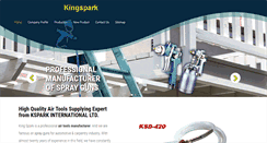 Desktop Screenshot of kspark-spraygun.com